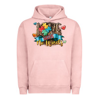 Pigment Salmon Love needs no words Urban Hoodie - CowGirlArtShop