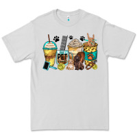 Dove Grey pet groomer coffee cups Premium Tee - Zillion Design Studio