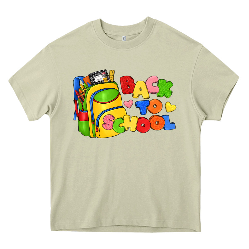 Back To School With School Bag Heavy Core Tee by texasbilliewilder | Teevron