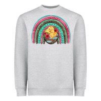 Heather Grey hatched egg easter chicks rainbow Heavyweight Sweatshirt - Artiststas