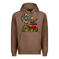 Chestnut so god made a farmer Premium Hoodie - JahusDesignShop