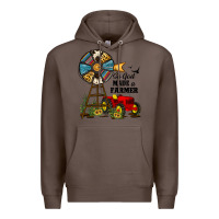 Coffee so god made a farmer Premium Hoodie - JahusDesignShop