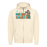 Sandshell western merry christmas Zipper Hoodie - MaliasSmallBusiness