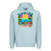 Blue Mist My favorite color is sunshine Premium Hoodie - NancyCooperArtShop