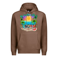 Chestnut My favorite color is sunshine Premium Hoodie - NancyCooperArtShop