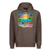 Coffee My favorite color is sunshine Premium Hoodie - NancyCooperArtShop