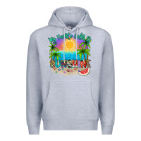 Heather Grey My favorite color is sunshine Premium Hoodie - NancyCooperArtShop