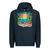 Navy My favorite color is sunshine Premium Hoodie - NancyCooperArtShop