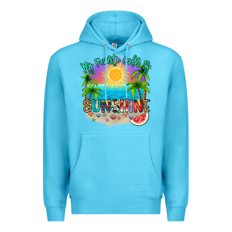 My Favorite Color Is Sunshine Premium Hoodie by NancyCooperArtShop | Teevron