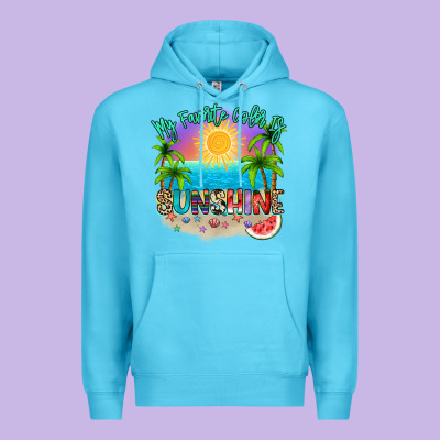 My Favorite Color Is Sunshine Premium Hoodie Designed By Nancycooperartshop