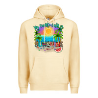Pina Colada My favorite color is sunshine Premium Hoodie - NancyCooperArtShop