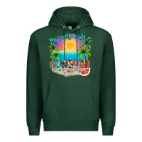 Sports Green My favorite color is sunshine Premium Hoodie - NancyCooperArtShop