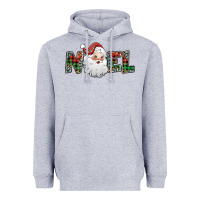 Heather Grey noel santa claus Heavyweight Hoodie - Jasminsmagicworld