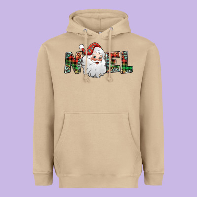 Noel Santa Claus Heavyweight Hoodie Designed By Jasminsmagicworld