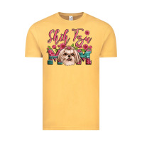 Vintage Mustard shih tzu mom Vintage Tee - Artiststas