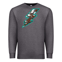 Charcoal Heather Horseshoe Lightning Premium Sweatshirt - Bettercallsaul