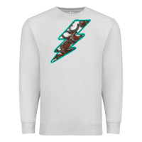 Dove Grey Horseshoe Lightning Premium Sweatshirt - Bettercallsaul