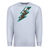 Heather Grey Horseshoe Lightning Premium Sweatshirt - Bettercallsaul