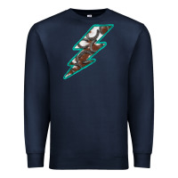 Navy Horseshoe Lightning Premium Sweatshirt - Bettercallsaul