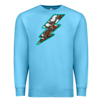Ocean Blue Horseshoe Lightning Premium Sweatshirt - Bettercallsaul