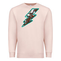 Pale Pink Horseshoe Lightning Premium Sweatshirt - Bettercallsaul
