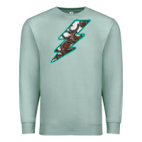 Seafoam Horseshoe Lightning Premium Sweatshirt - Bettercallsaul