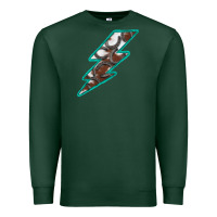 Sports Green Horseshoe Lightning Premium Sweatshirt - Bettercallsaul