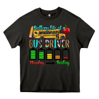 Asphalt battery life of a bus driver Heavy Core Tee - texasbilliewilder