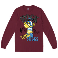 Burgundy rock your Long Sleeve Tee - MaliasSmallBusiness