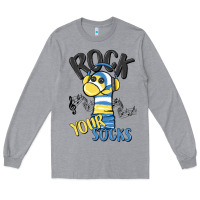 Heather Grey rock your Long Sleeve Tee - MaliasSmallBusiness