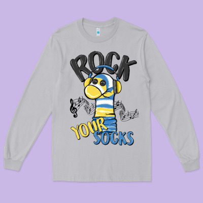 Rock Your Long Sleeve Tee Designed By Maliassmallbusiness