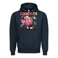 Navy conchita it's cold outside Zipper Hoodie - MaliasSmallBusiness