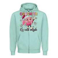 Conchita It's Cold Outside Zipper Hoodie | Teevron