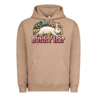 Pigment Burro Do the Bunny hop Easter Day Urban Hoodie - HowdyJamesFarm