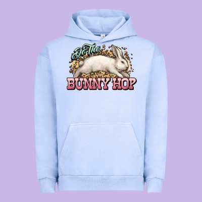 Do The Bunny Hop Easter Day Urban Hoodie Designed By Howdyjamesfarm