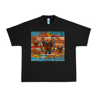 Black saddle horseshoe leopard sunflower Urban Heavy Tee - Artiststas