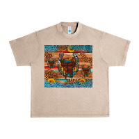 French Oak saddle horseshoe leopard sunflower Urban Heavy Tee - Artiststas