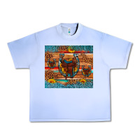 Grape Ice saddle horseshoe leopard sunflower Urban Heavy Tee - Artiststas