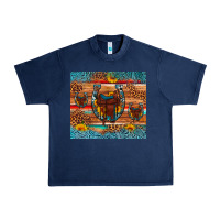 Navy saddle horseshoe leopard sunflower Urban Heavy Tee - Artiststas
