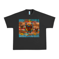 Pigment Black saddle horseshoe leopard sunflower Urban Heavy Tee - Artiststas