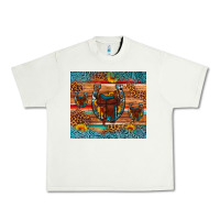 Pistachio saddle horseshoe leopard sunflower Urban Heavy Tee - Artiststas