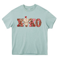 Arona xoxo charolais calf Heavy Core Tee - RanaPortraitStore