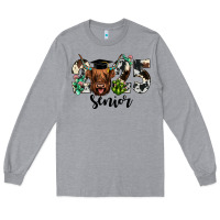 Heather Grey cow 2025 senior Long Sleeve Tee - JahusDesignShop