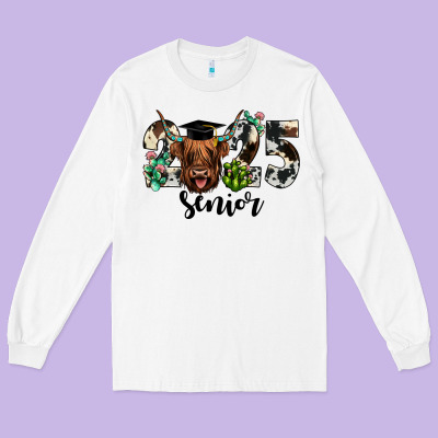Cow 2025 Senior Long Sleeve Tee Designed By Jahusdesignshop