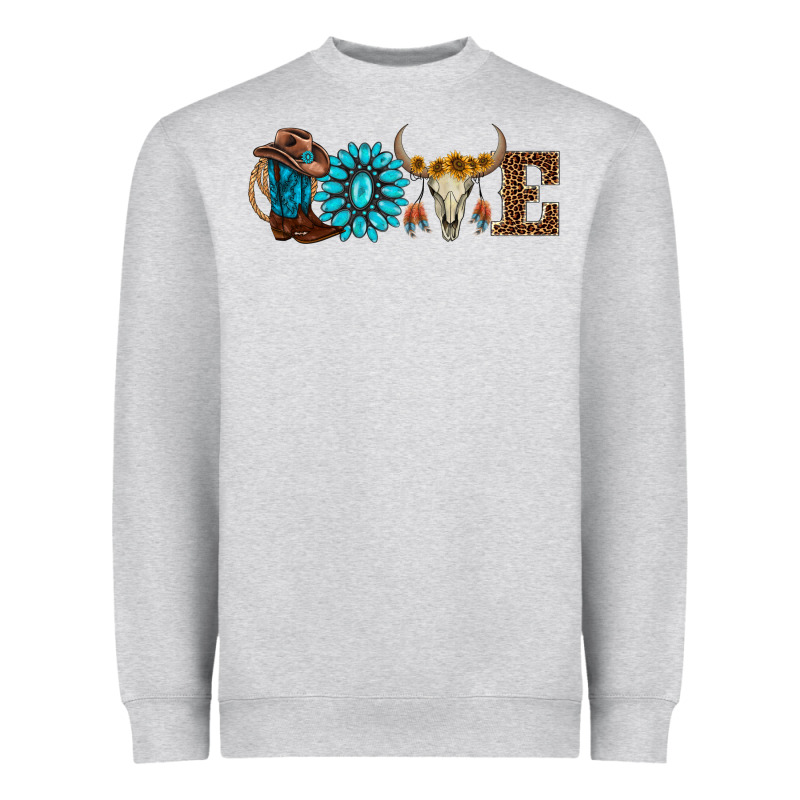 Western Love Heavyweight Sweatshirt by AdoDesignShop | Teevron