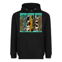 Black western brushstroke tumbler Heavyweight Hoodie - Jasminsmagicworld