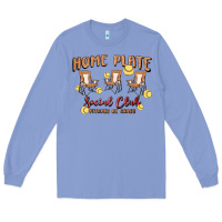 Colony Blue glitter softball Long Sleeve Tee - MaliasSmallBusiness