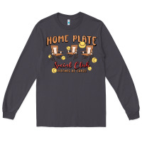 Smoke glitter softball Long Sleeve Tee - MaliasSmallBusiness