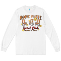 White glitter softball Long Sleeve Tee - MaliasSmallBusiness