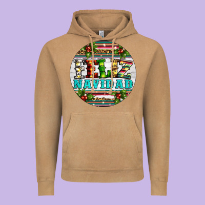 Christmas Feliz Navidad Vintage Hoodie Designed By Artiststas